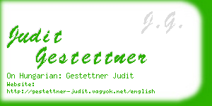 judit gestettner business card
